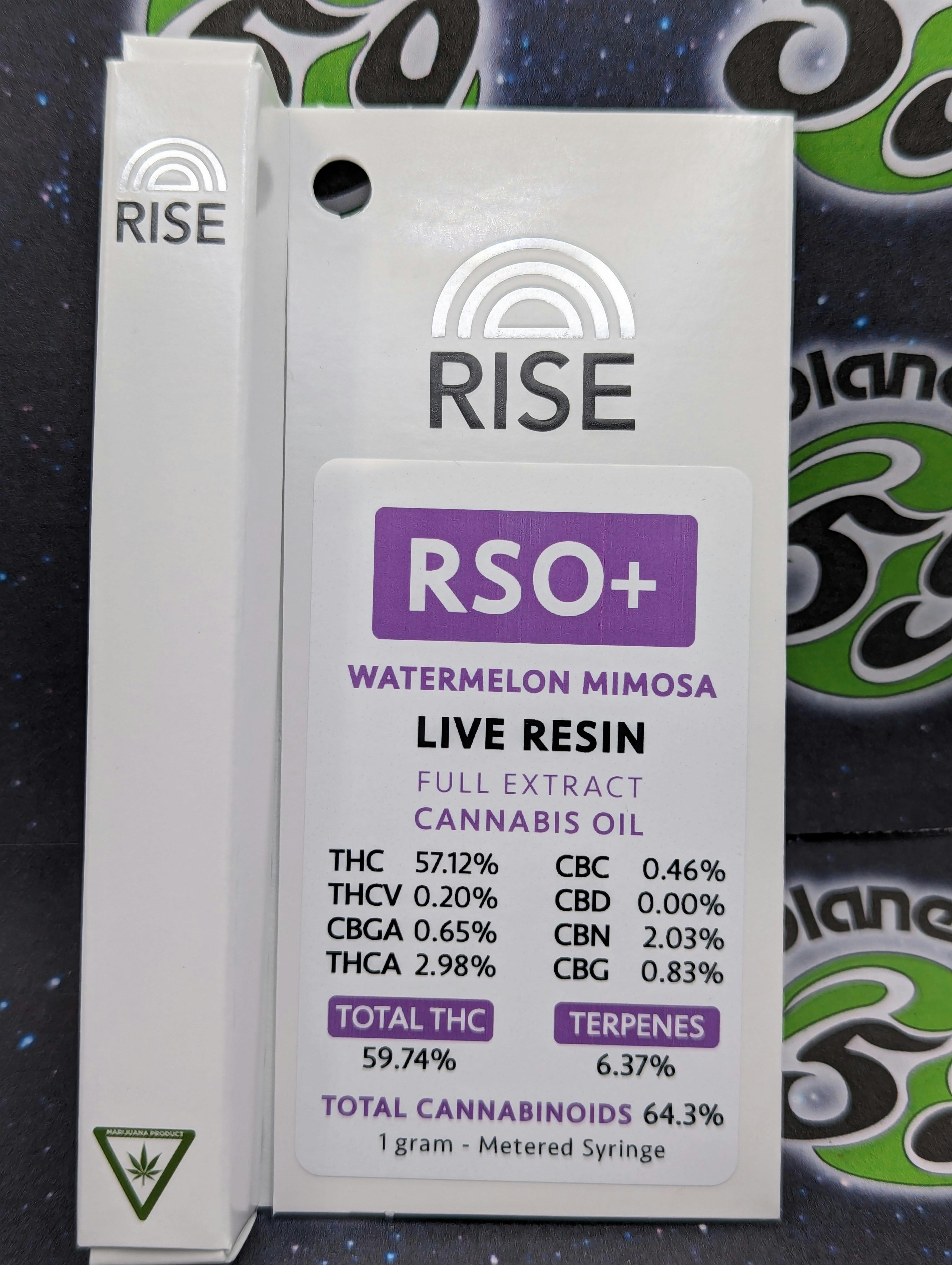 RISE | RSO + Watermelon Mimosa
