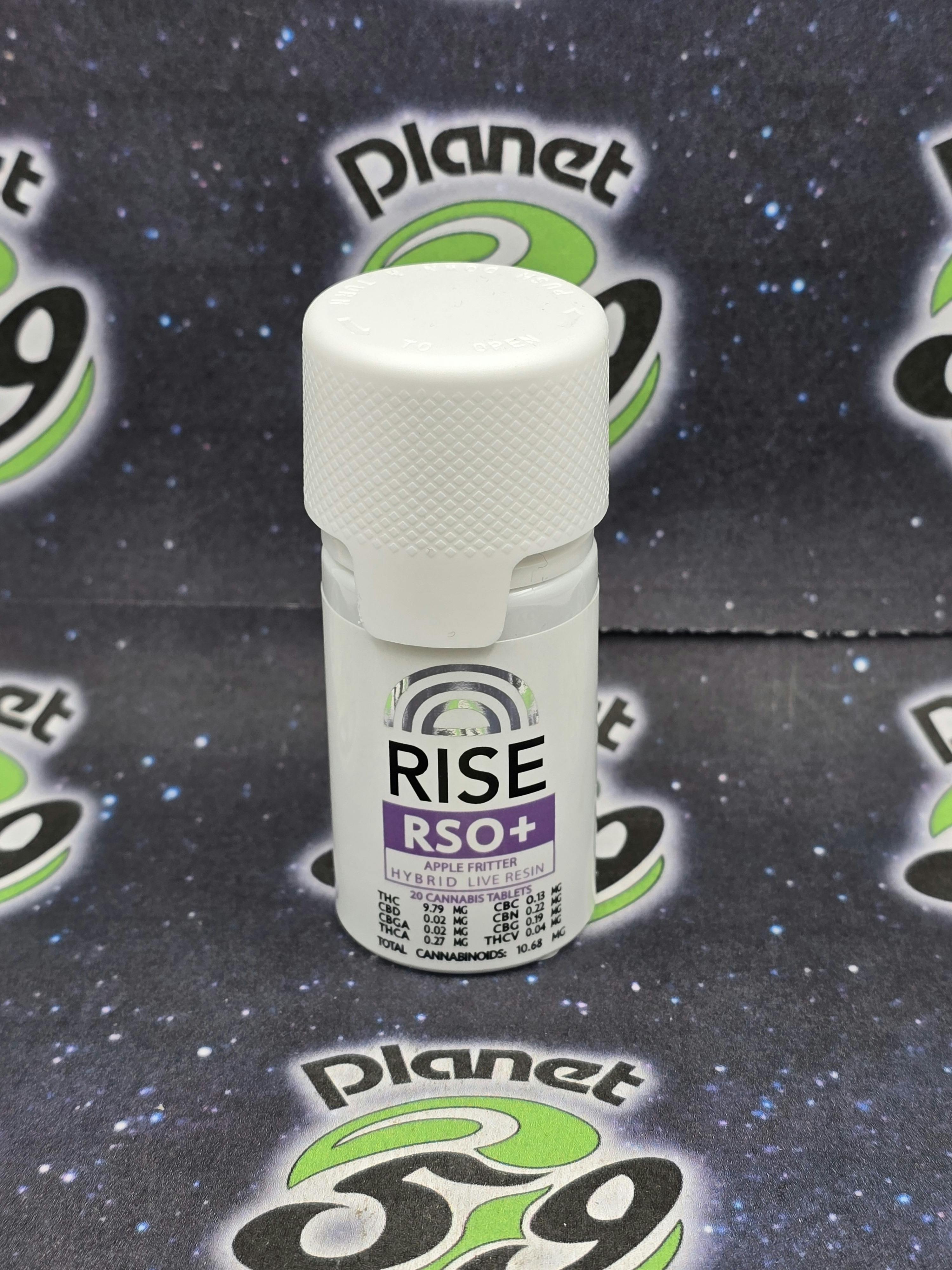 RISE | Apple Fritter | 200MG RSO Tablets + Live Resin