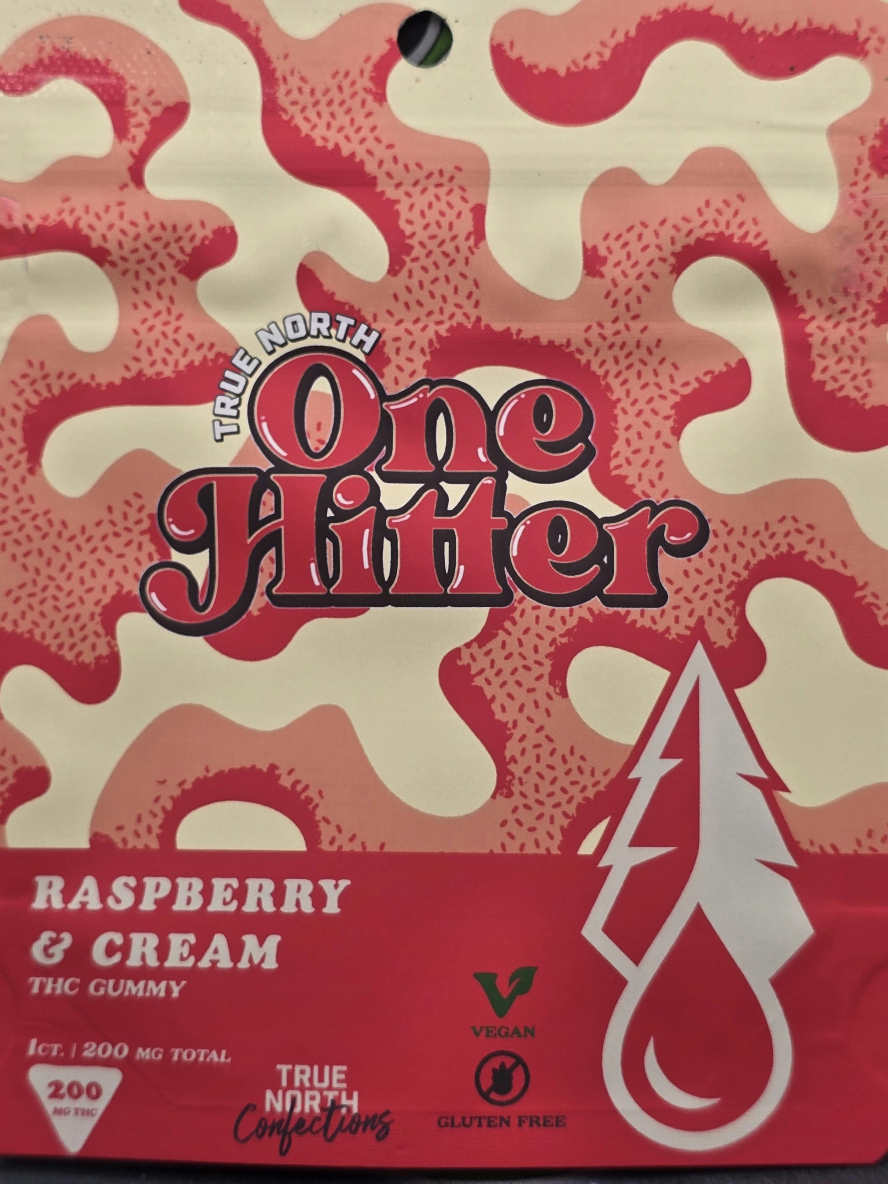 True North | Raspberry & Cream | One Hitter 200mg Gummy