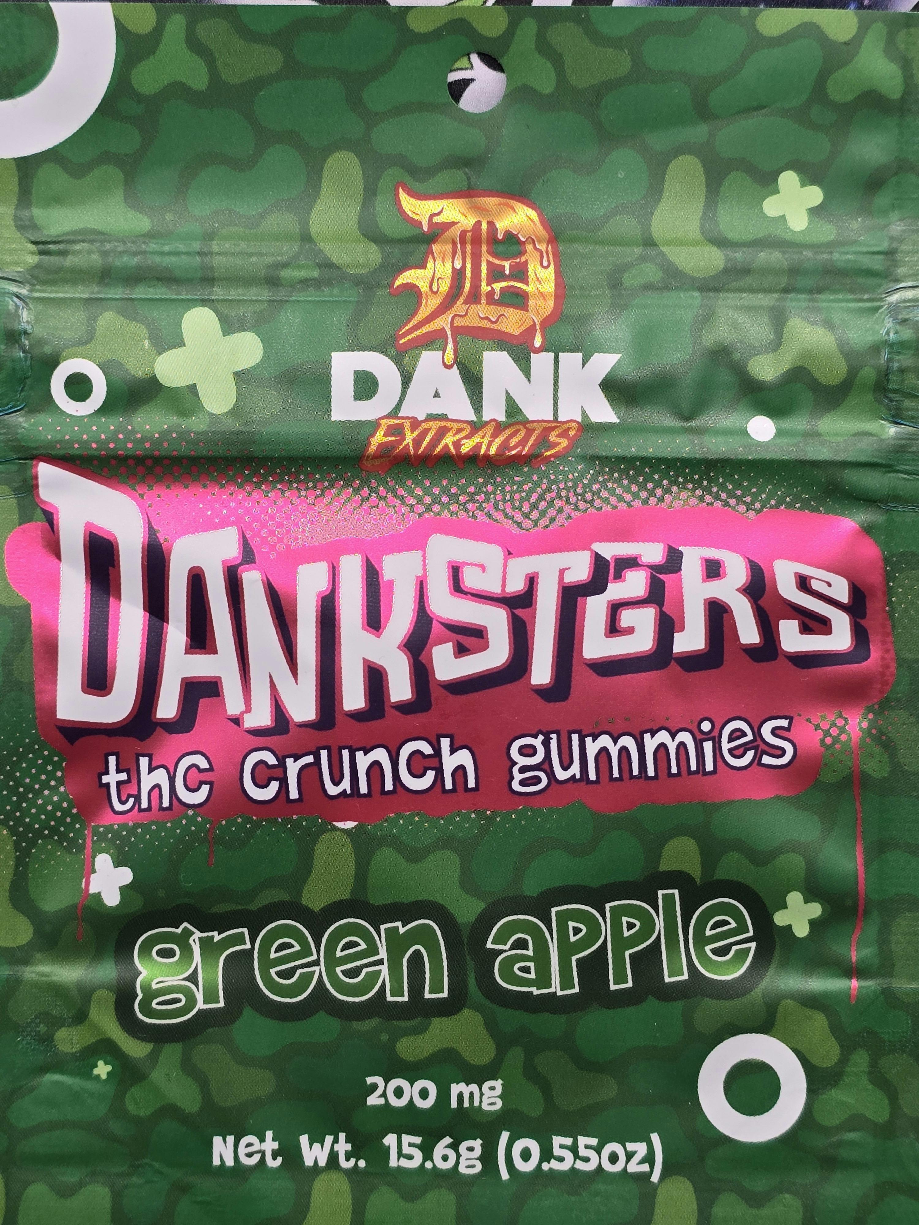 Danksters | Green Apple | 200mg Nerd Gummies