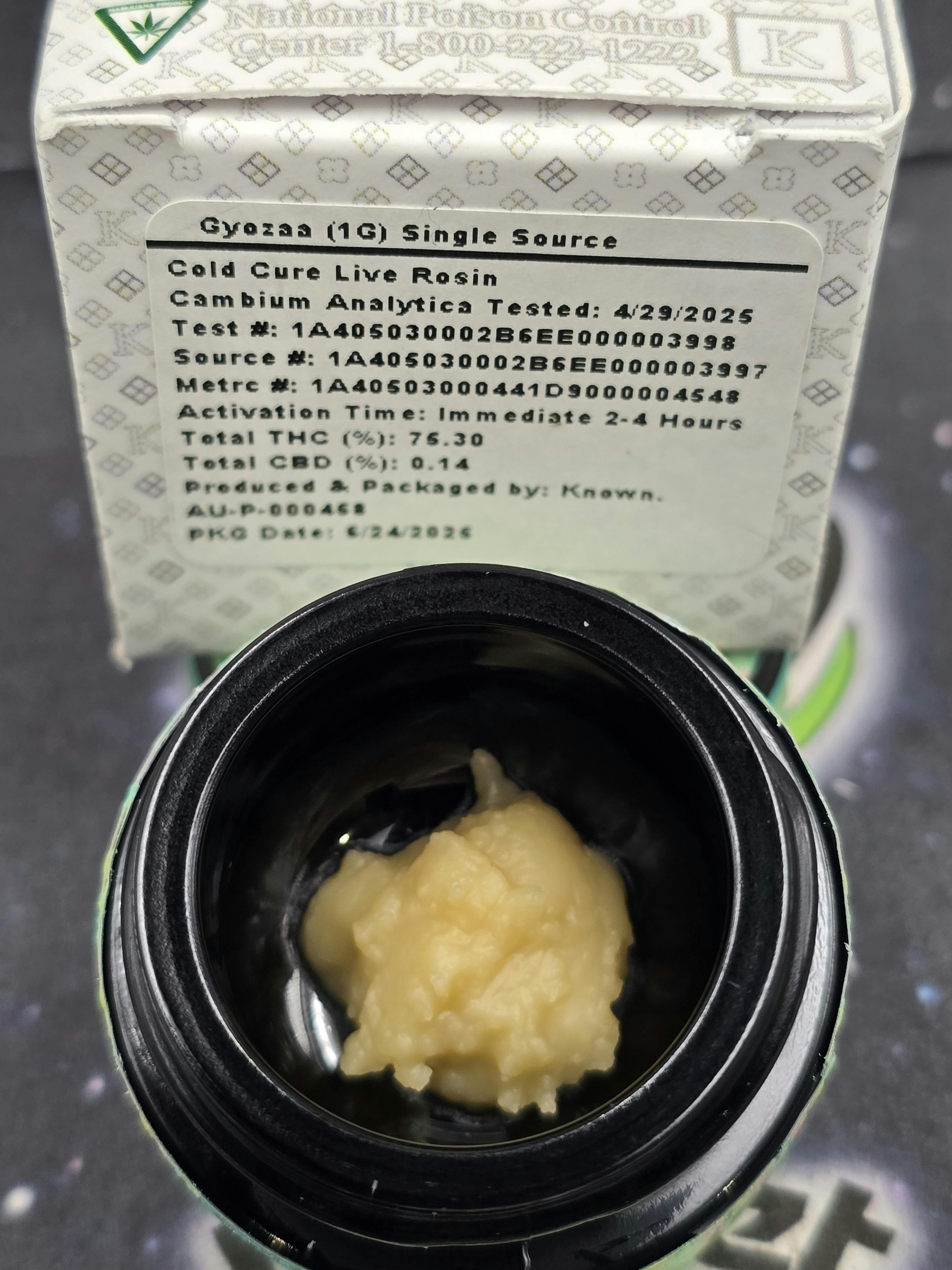 Known | Gyozaa | 1g Live Rosin