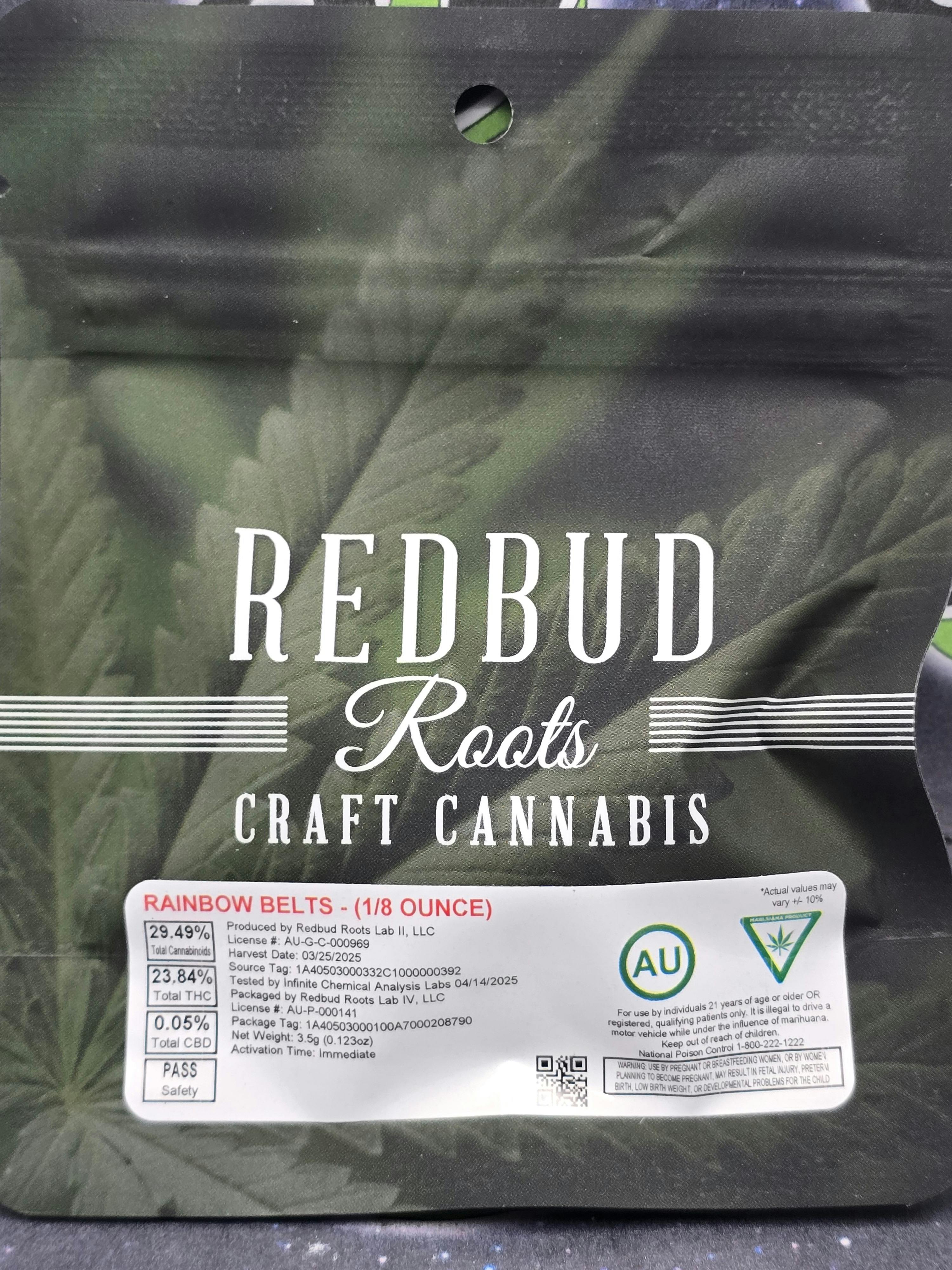 Redbud | Rainbow Belts | 3.5g Prepacked