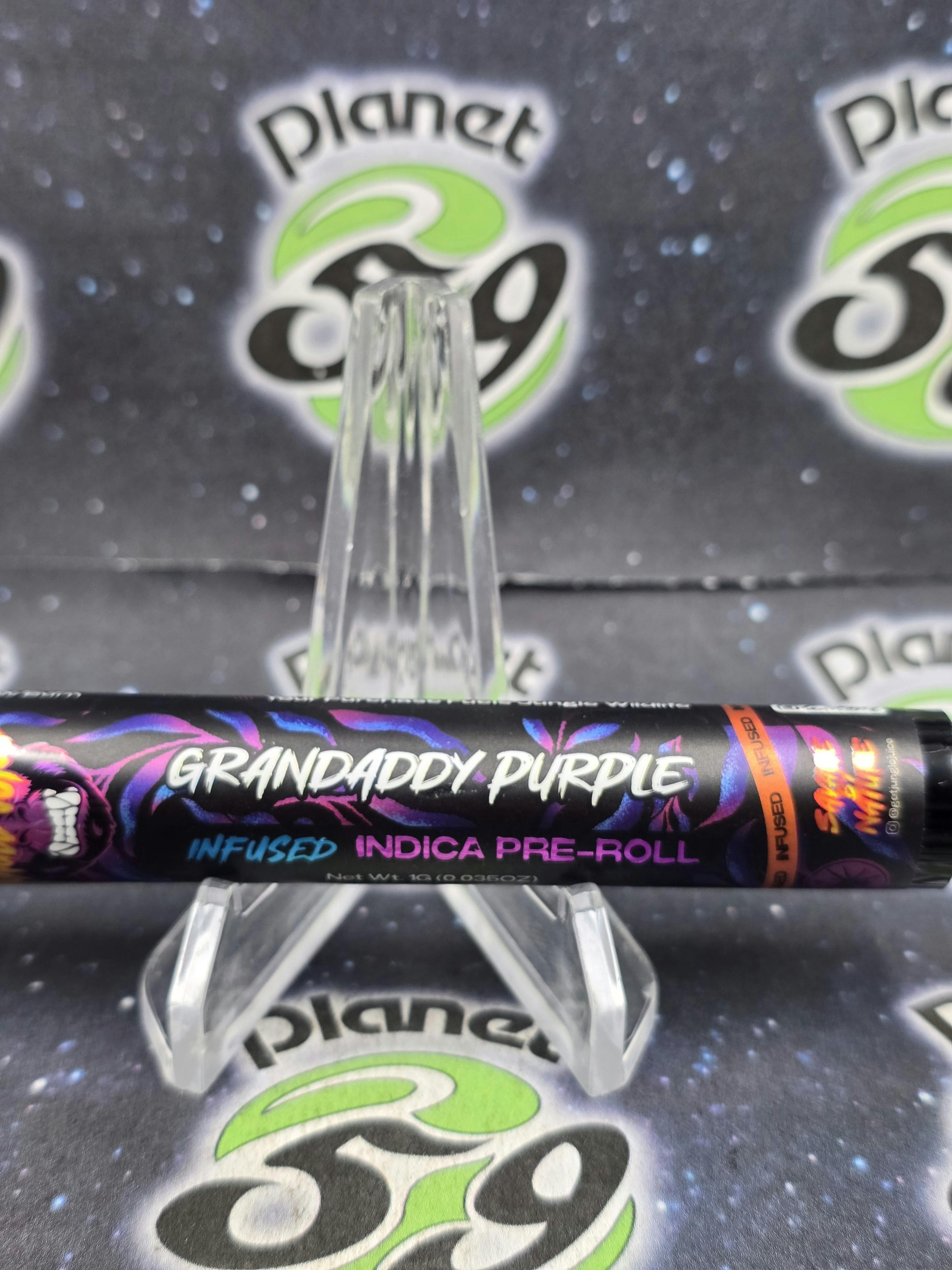 Jungle Juice | Grandaddy Purple | 1g Infused Tarantula Preroll