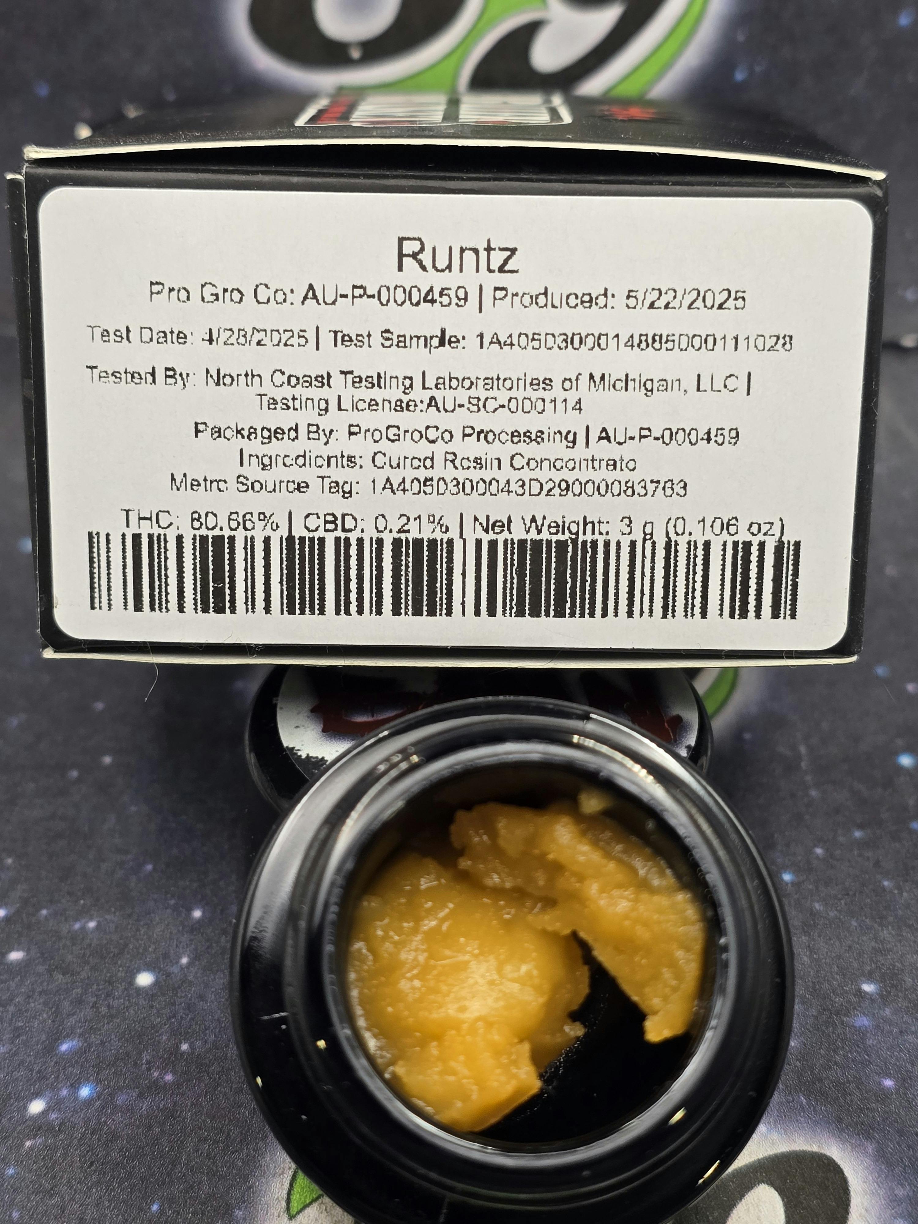 BAMN | Runtz | 3g Live Resin
