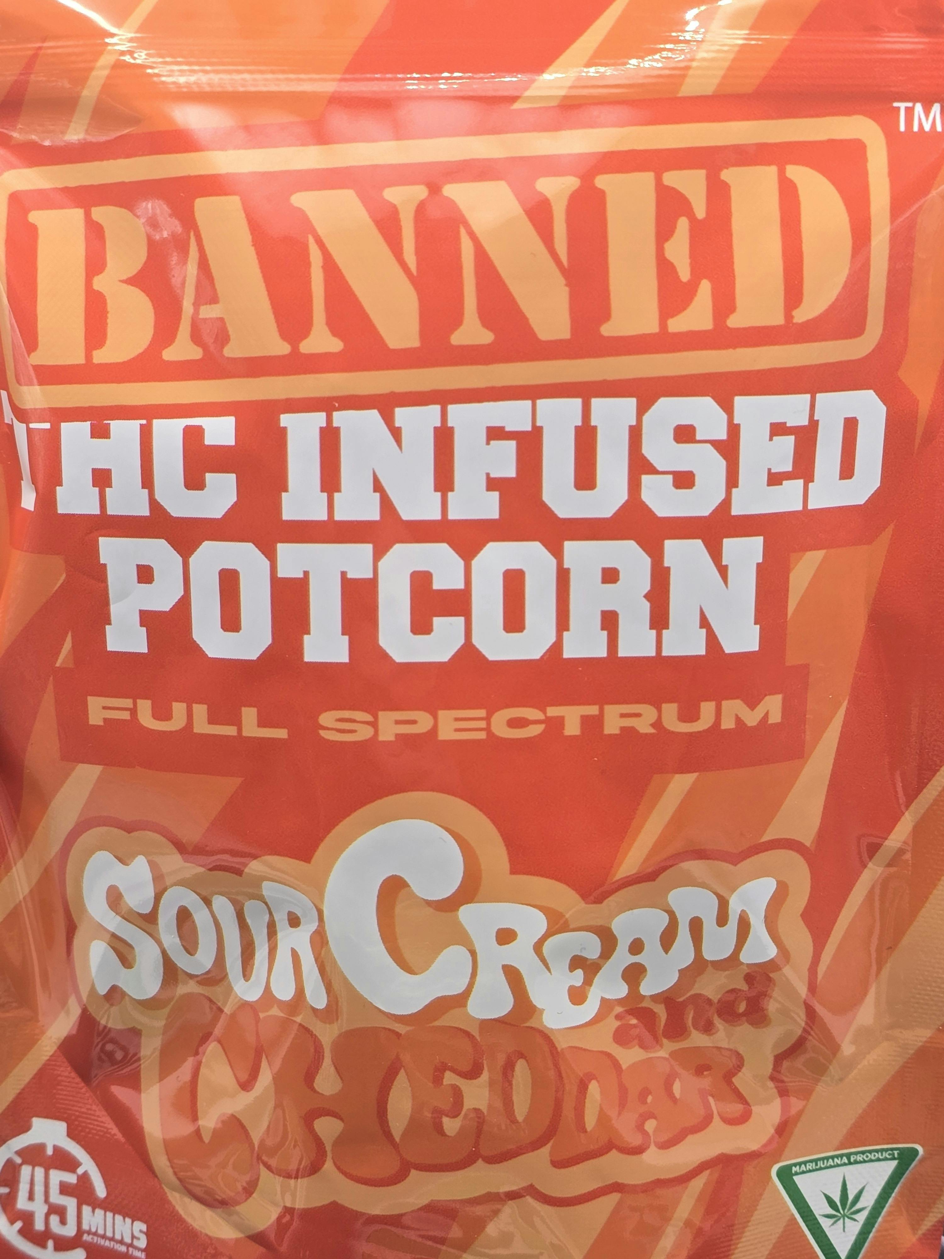 Banned | Sour Cream & Cheddar | 200mg Potcorn