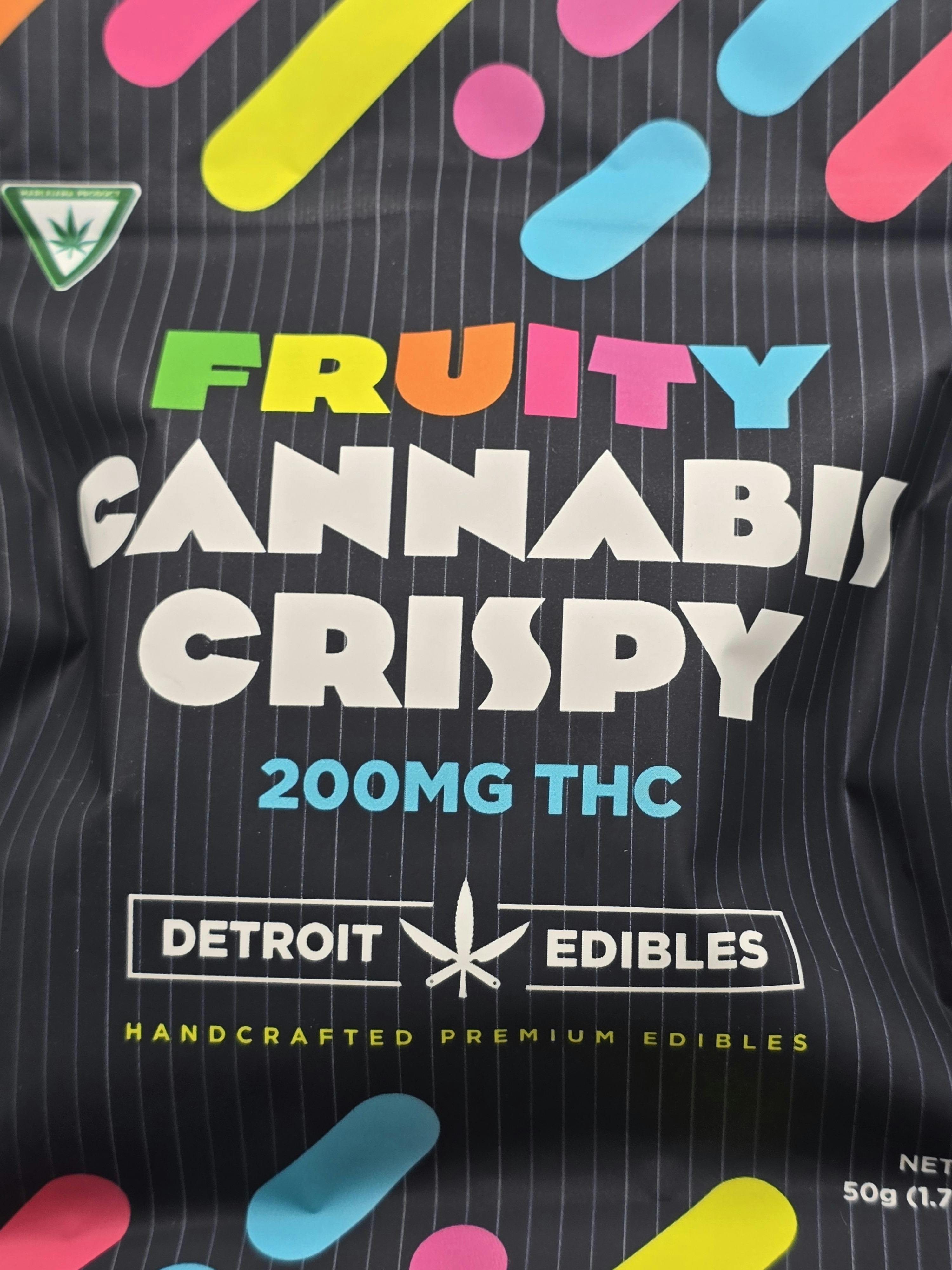 Detroit Edibles | Fruity Crispy | 200mg Rice Krispy