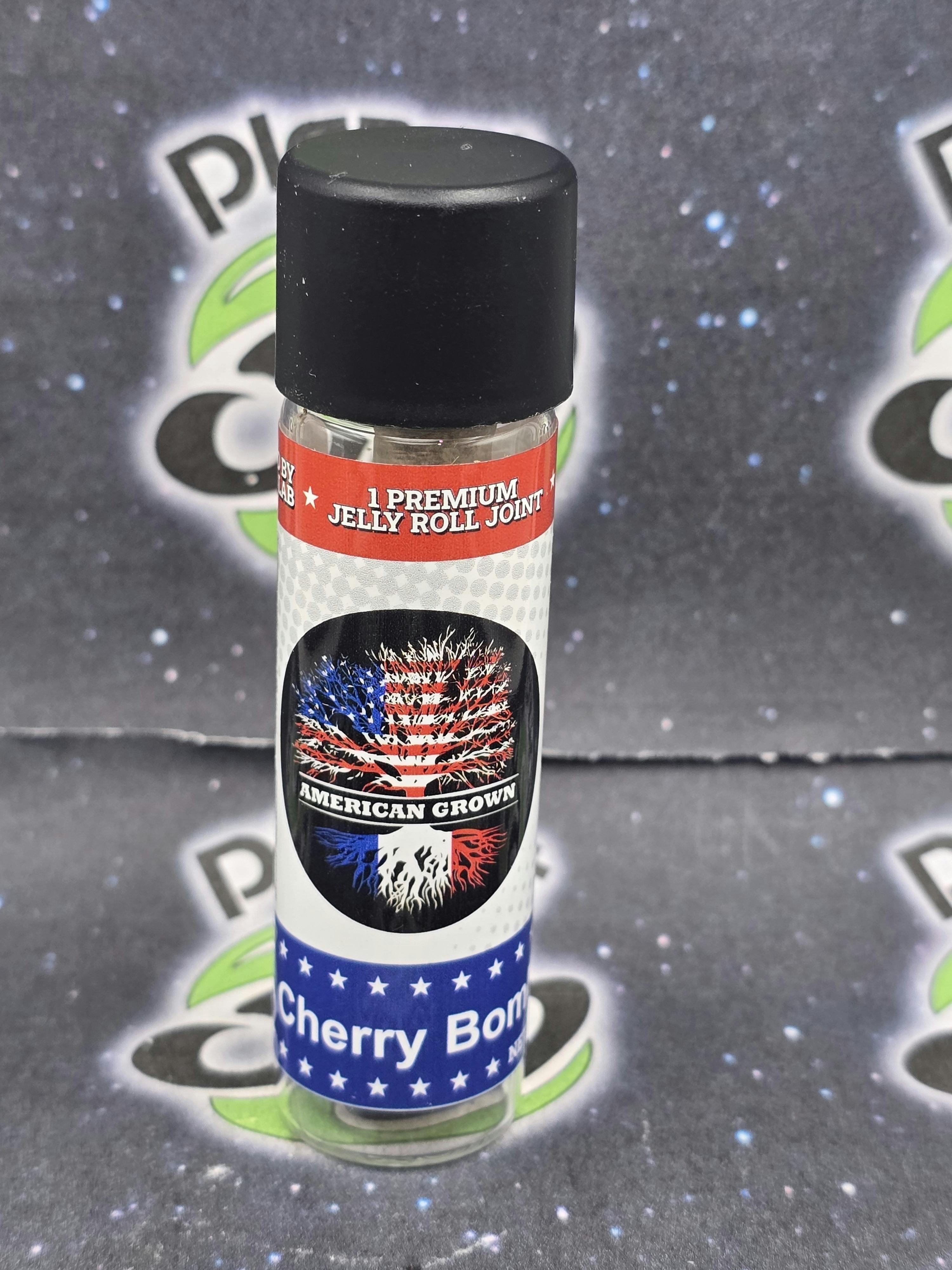 American Grown | Cherry Bomb | 1.25g Jelly Roll Rosin Donut
