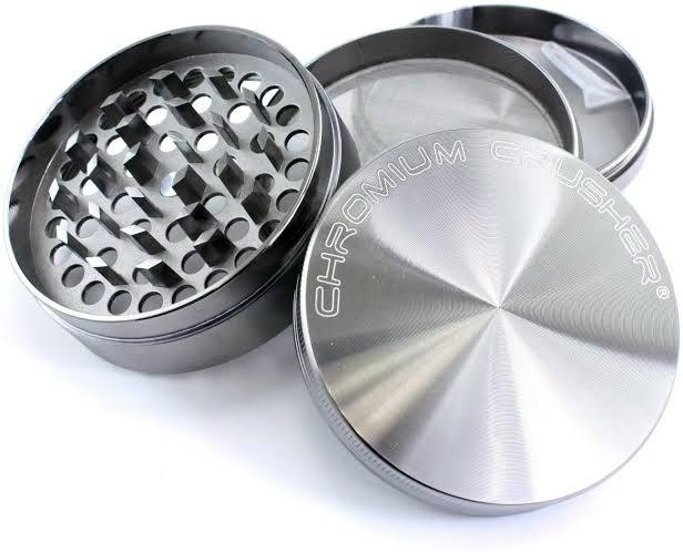 Large Chromium Crusher - 4 Piece Grinder