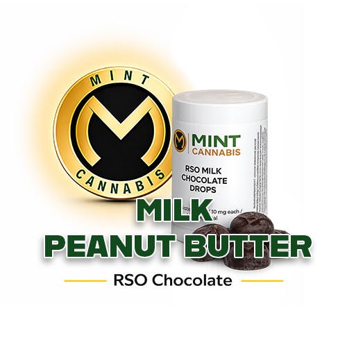 Mint Premium - Chocolate Drops RSO 100mg - Milk Peanut butter