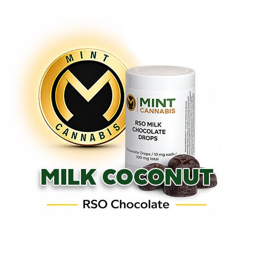 Mint Premium - Chocolate Drops RSO 100mg - Milk Ccnt