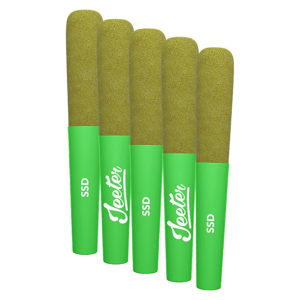Jeeter - Baby Jeeter Infused Strawberry Sour Diesel Pre-Roll - 5x0.5g