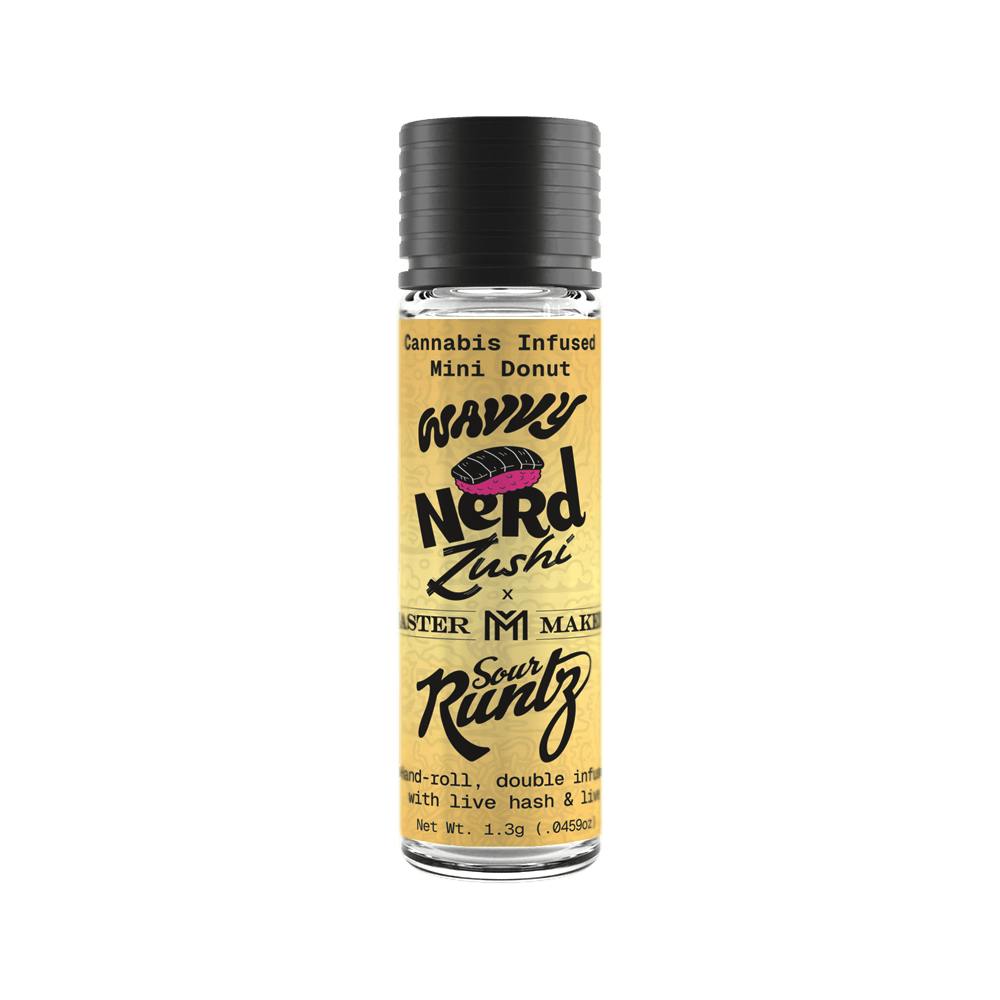 Nerd Zushi x Sour Runtz [1.3g] | WAVVY Supply Co - Mini Donut Pre Roll