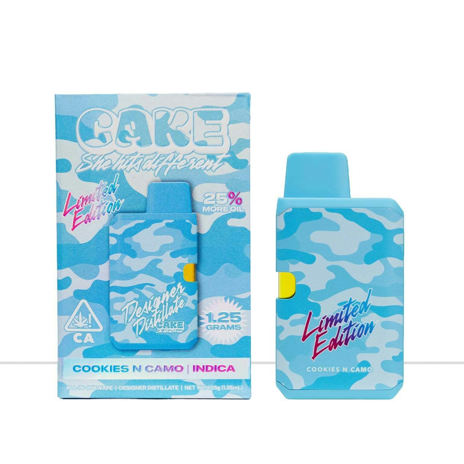 Cookies N Camo [1250mg] | CAKE she hits different - Designer All-In-One
