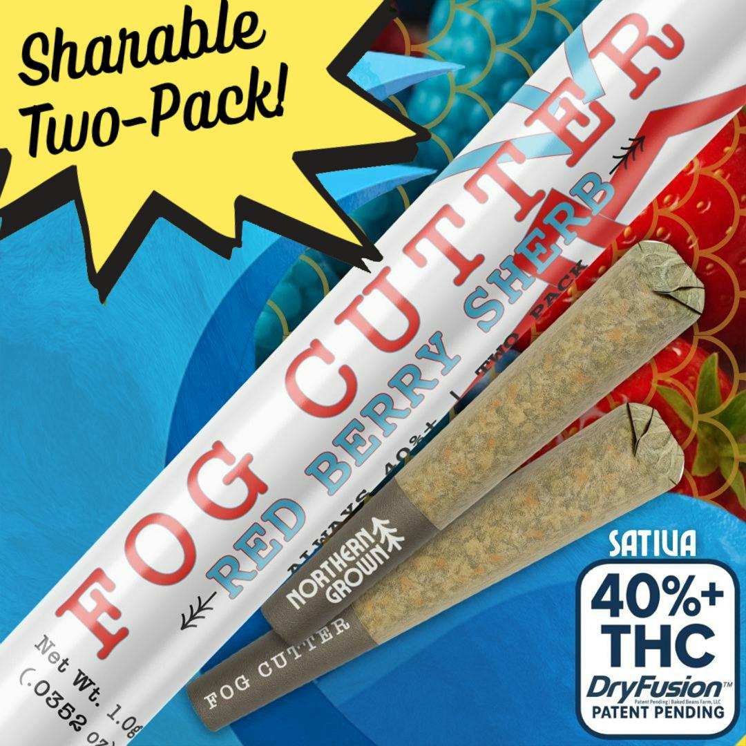 Fog Cutter Red Berry Sherb Pre-Roll (2ct)(1G) cannabis product