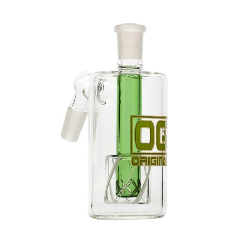 14mm 45 Degree OG Original Showerhead UFO Perc Ash Catcher (Green)
