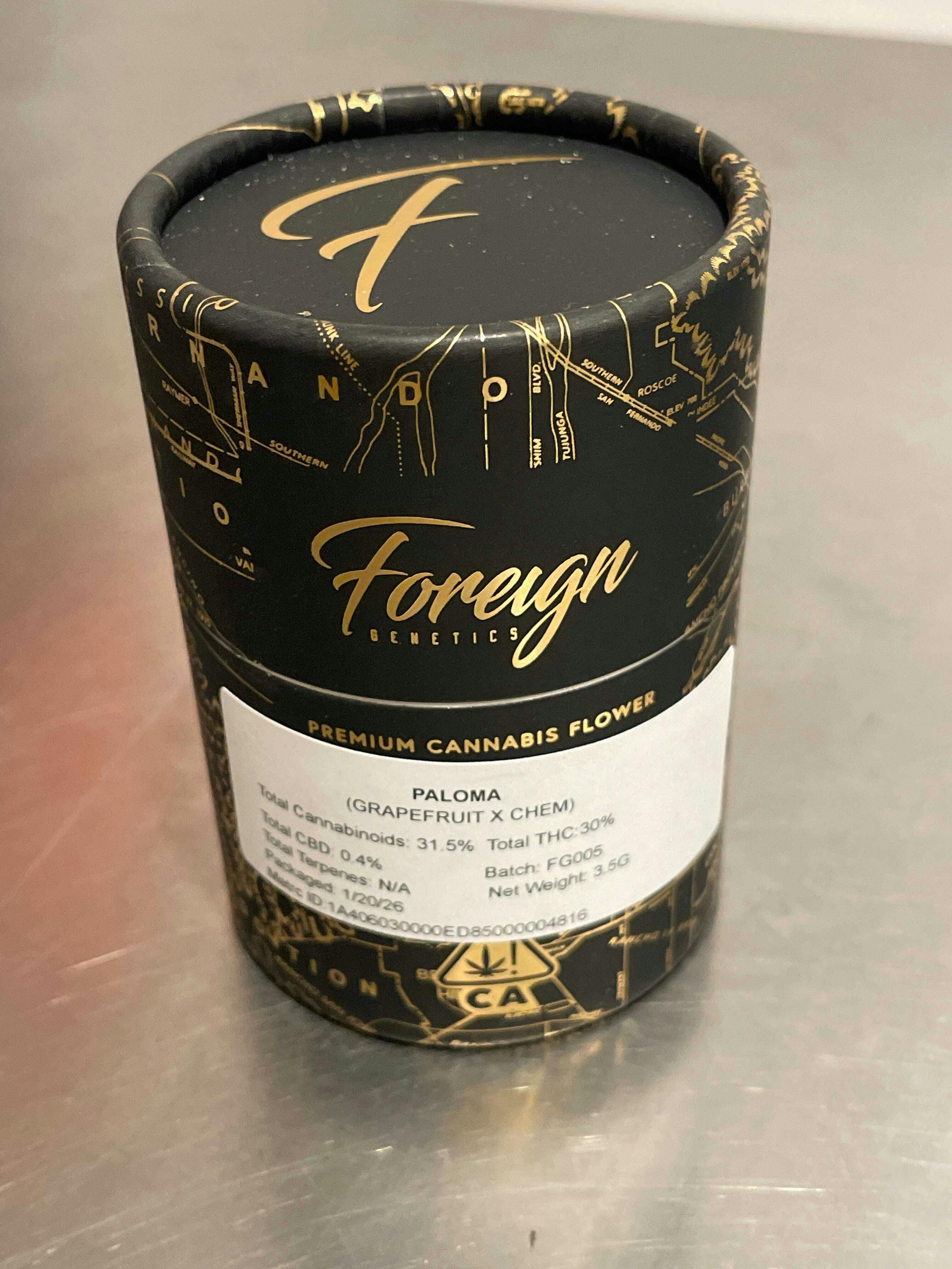 Foreign Genetics - PALOMA 3.5G - 1 gram