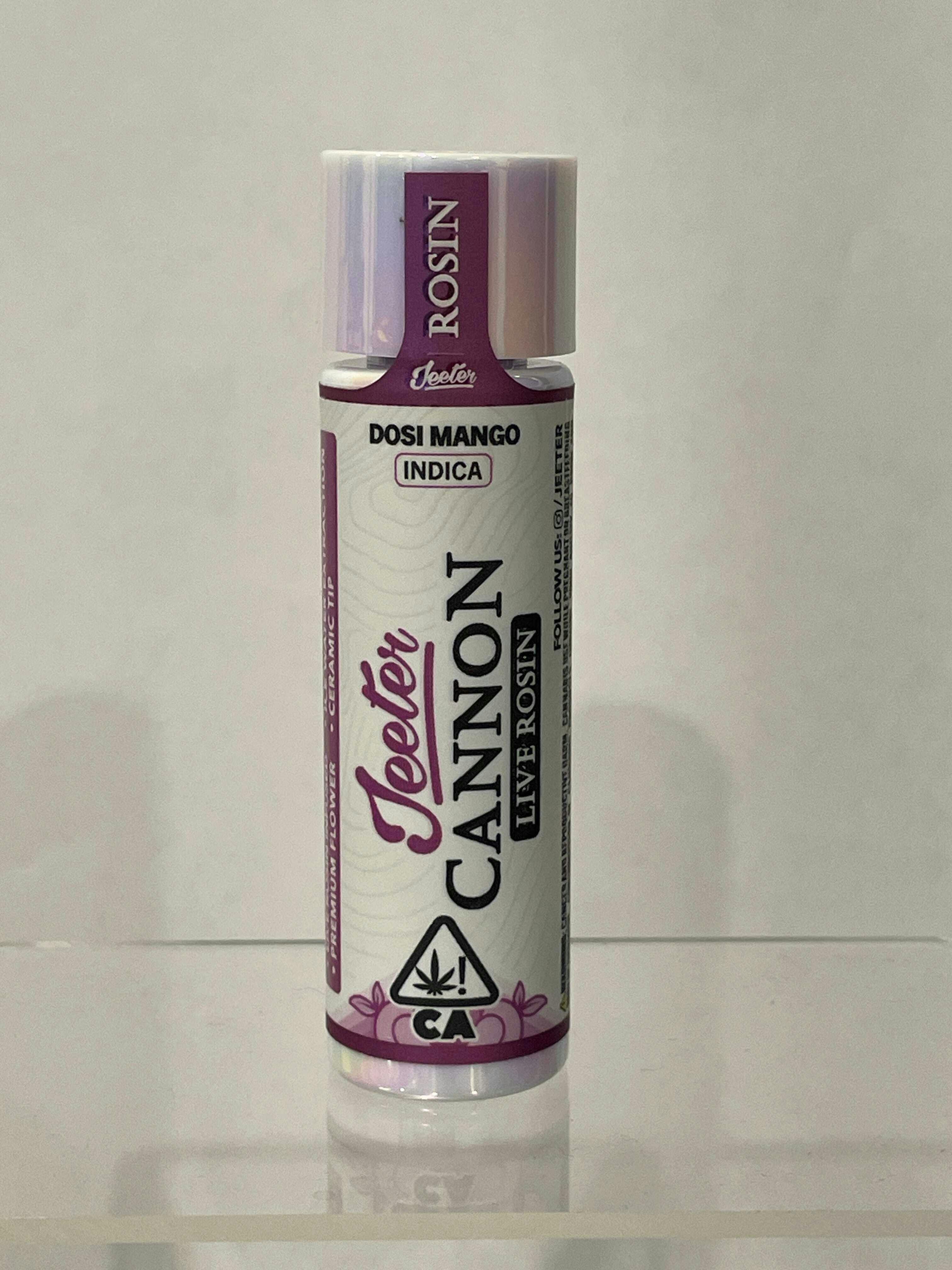 Jeeters - Infused Jeeter Live Rosin Cannon 1.3G Preroll Dosi Mango