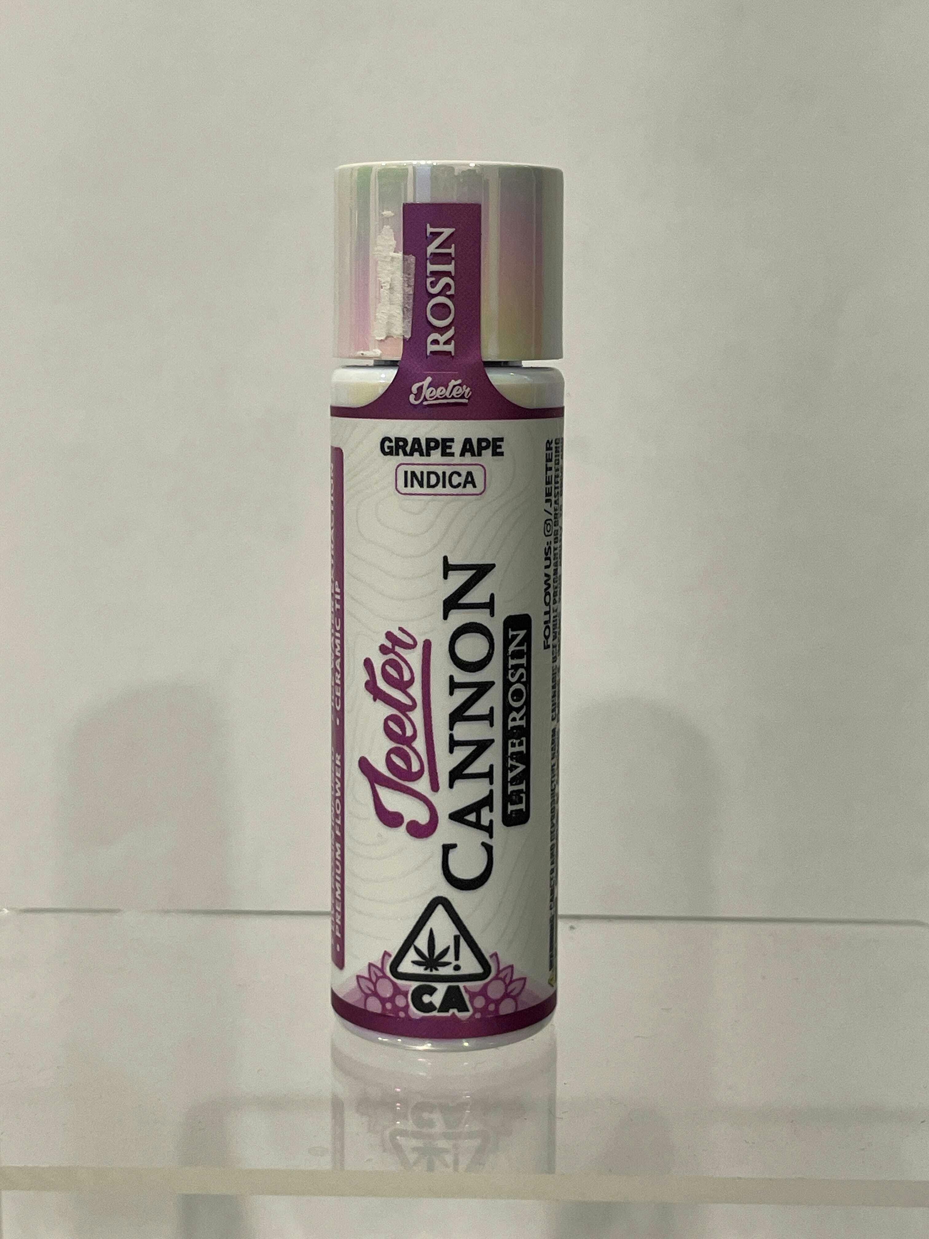 Jeeters - Infused Jeeter Live Rosin Cannon 1.3G Preroll Grape Ape