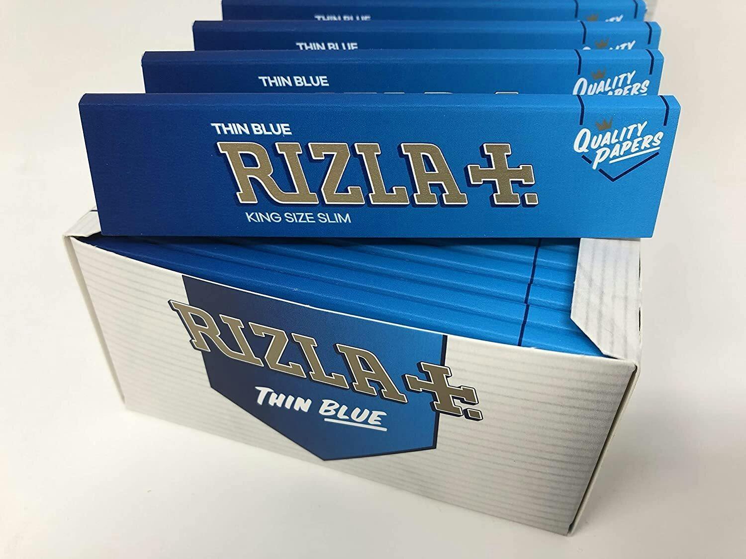 Rizla+ King Size Slim Rolling Papers (Blue) - ST