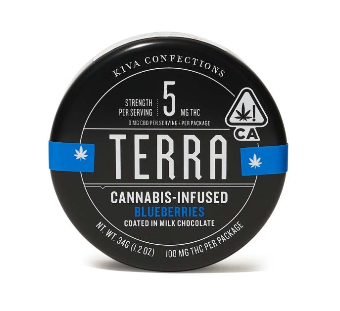 KIVA - TERRA — Bites - Milk Blueberries
