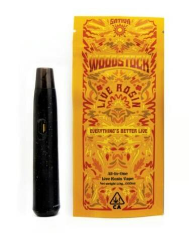 Woodstock - Lemon Cream - Sativa - Live Rosin All-In-One - 1g