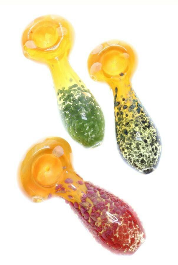 p2538 gold fumed glass pipe
