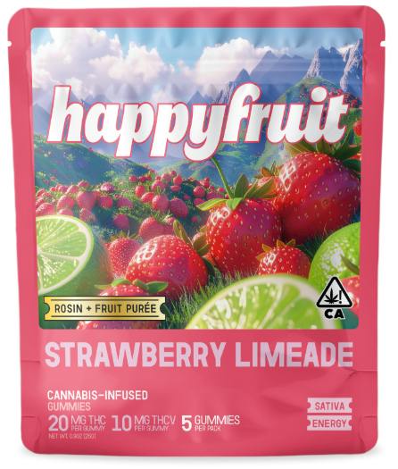 Happy Fruit - Raspberry Remedy Rosin Gummies | 100mg | H