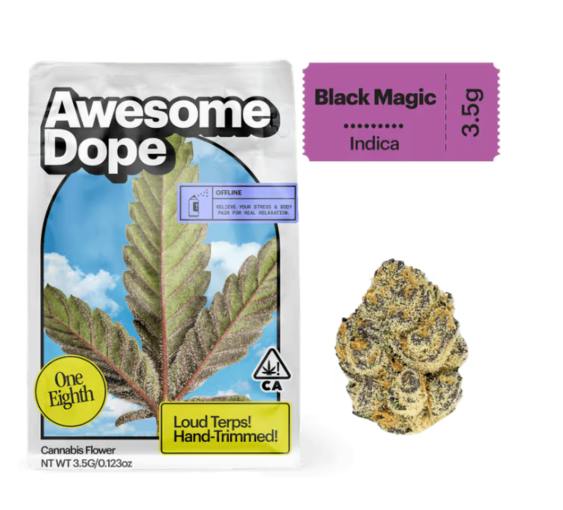 Awesome Dope - Black Magic - Indica - Indoor - 3.5g