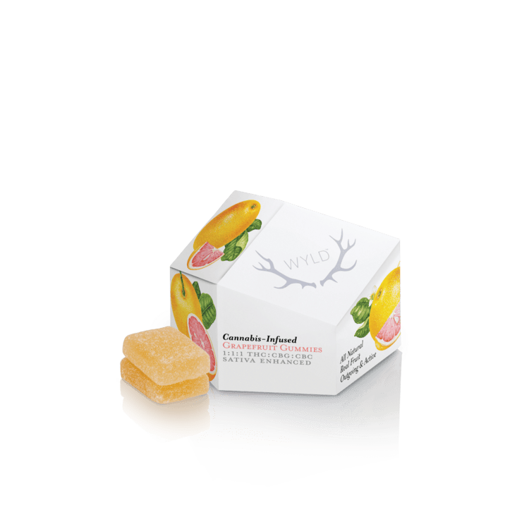 Wyld Fruit Chews 1:1:1 THC:CBC:CBG Grapefruit