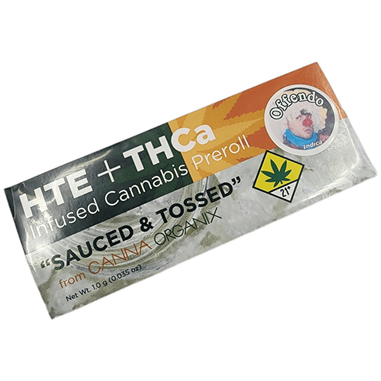 Canna Organix Sauced & Tossed Infused Pre-roll Offendo