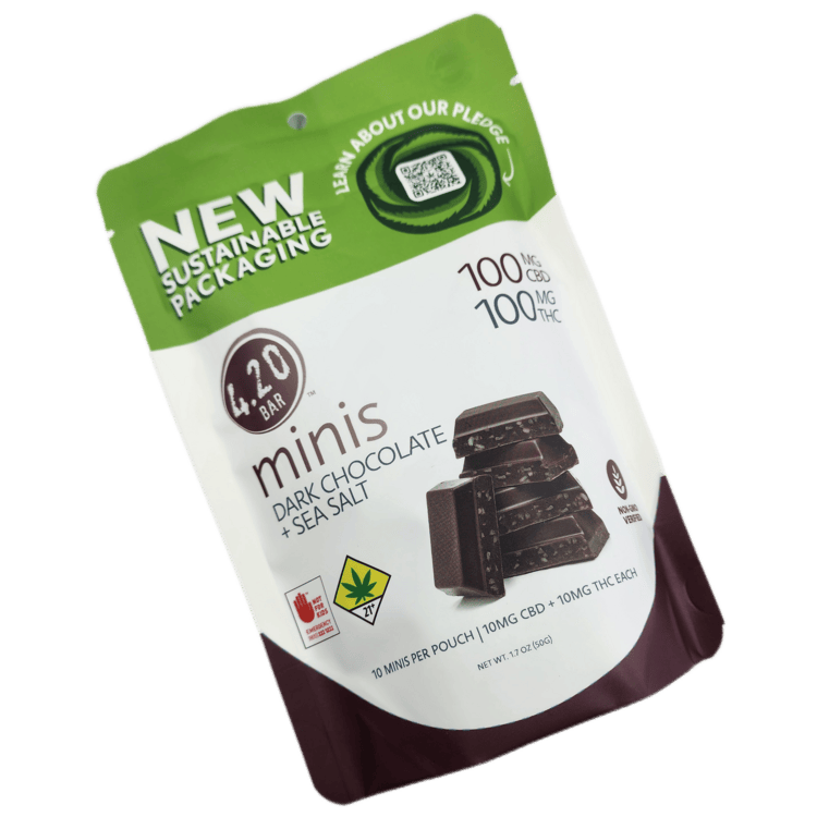 4.20 Minis 1:1 CBD Dark Chocolate Sea Salt