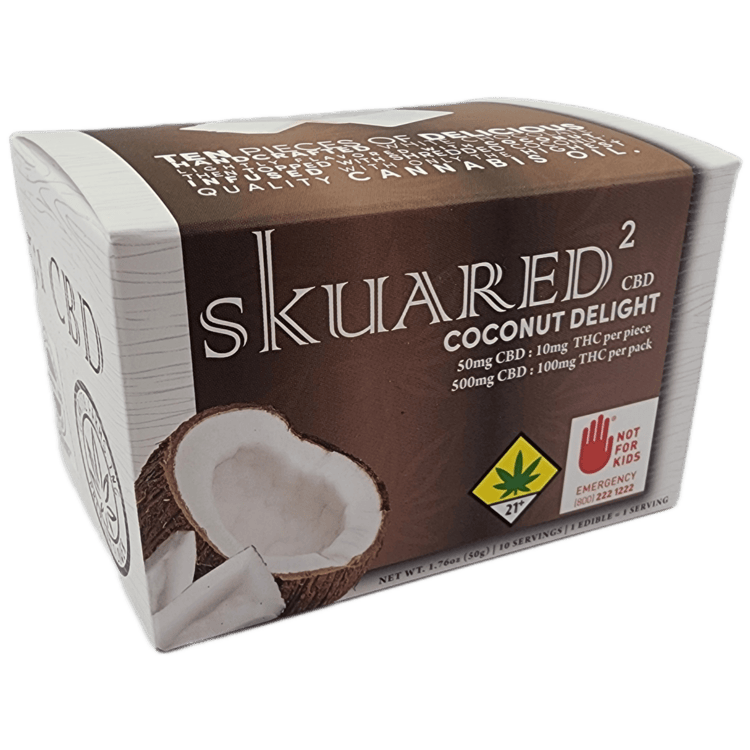 Skuared White Chocolate Coconut Delight 5:1 CBD:THC