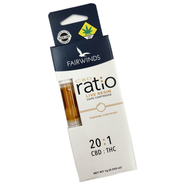 Fairwinds Cartridge 20:1 CBD:THC
