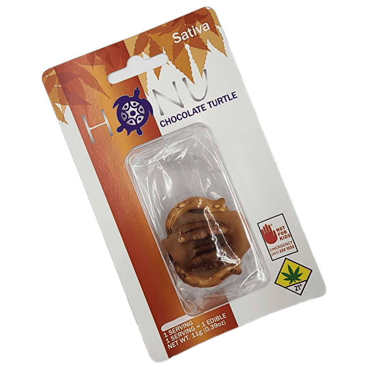 Honu Chocolate Turtle Sativa 10mg Single at Paper & Leaf