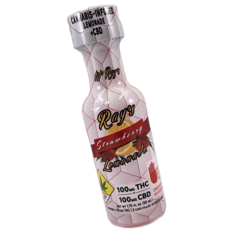 Lil' Rays Beverage Strawberry Lemonade 1:1 THC:CBD