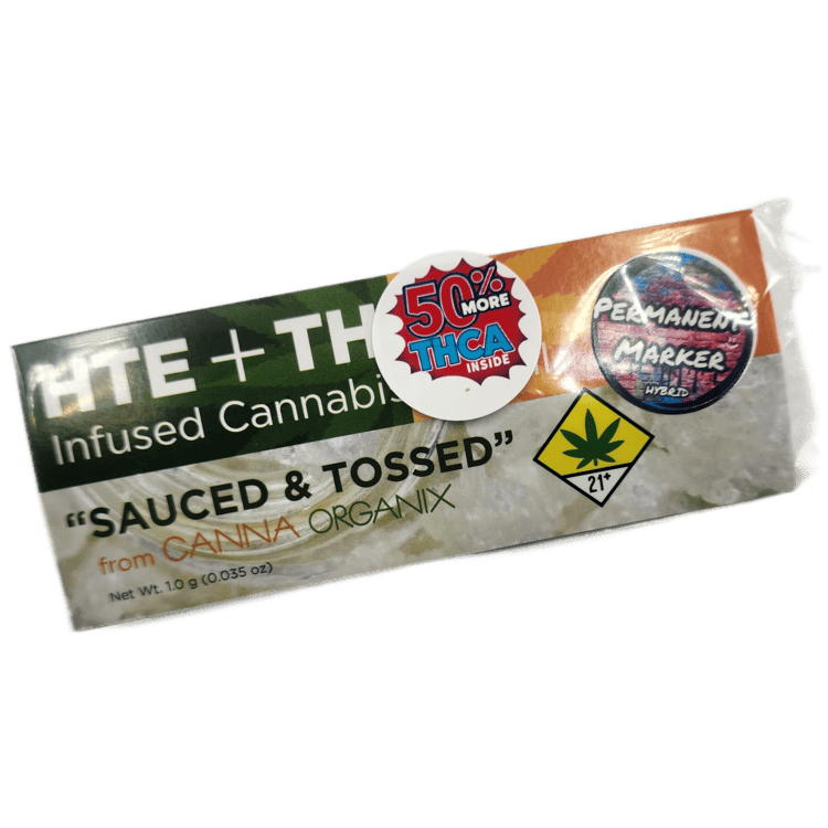 Canna Organix Sauced & Tossed Infused Pre-roll Permanent Marker
