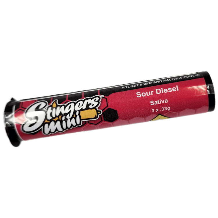 Stingers Mini Infused Pre-roll Sour Diesel 1g