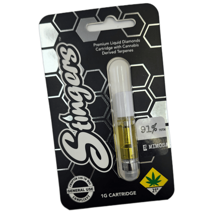 Stingers Distillate Cartridge Mimosa at Paper & Leaf