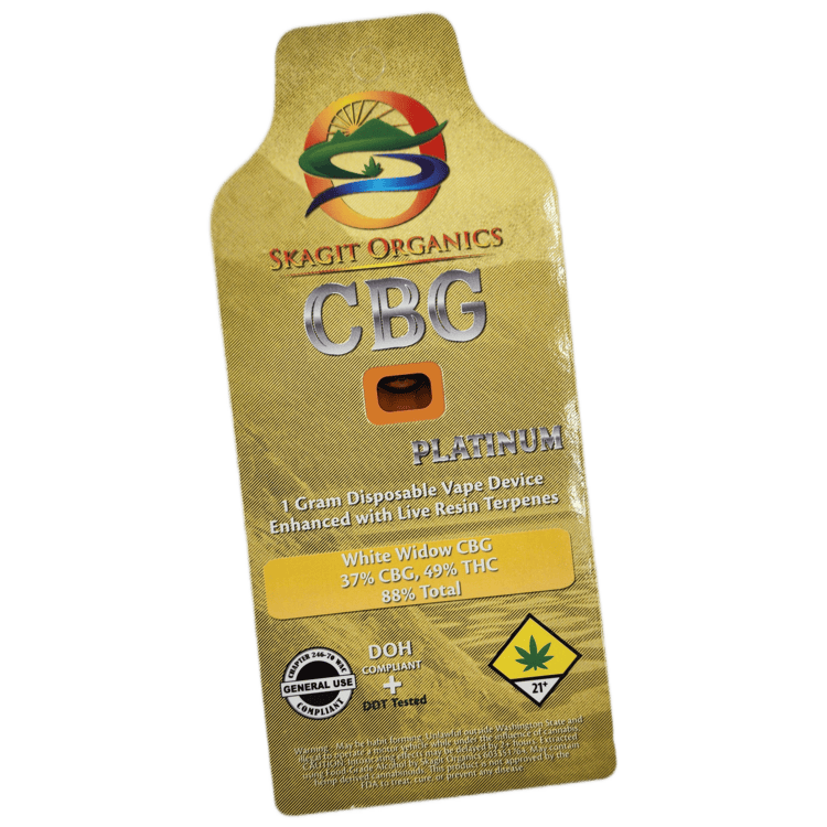 Skagit Organics Disposable White Widow CBG