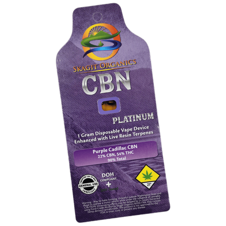 Skagit Organics Disposable Purple Cadillac CBN