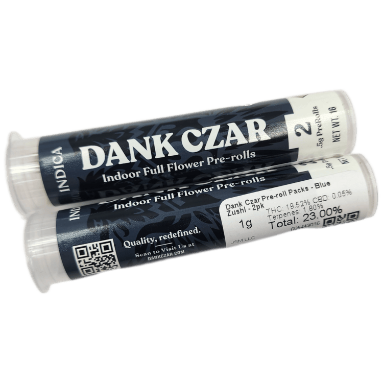 Dank Czar Pre-roll Blue Zushi 1g