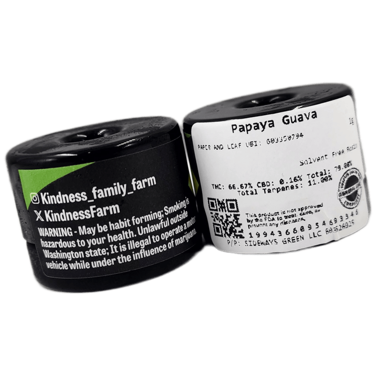 Kindness Cannabis Rosin Papaya Guava