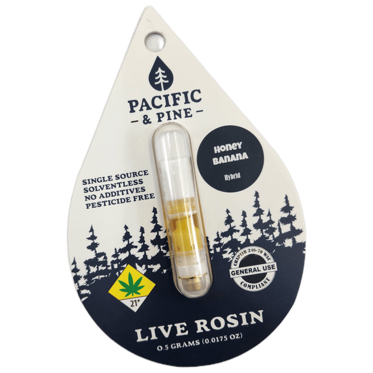 Pacific & Pine Rosin Cartridge Honey Banana 0.5g