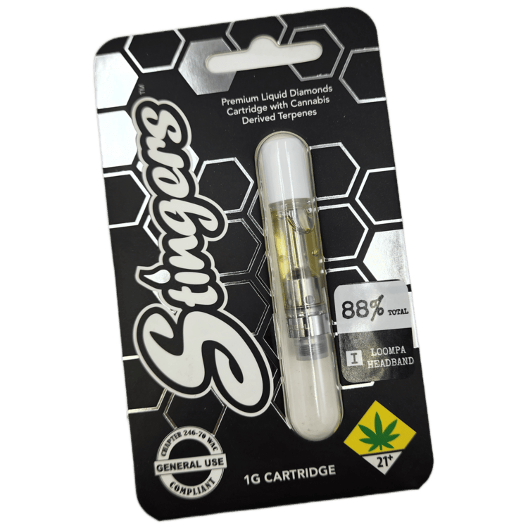 Stingers Distillate Cartridge Loompa Headband