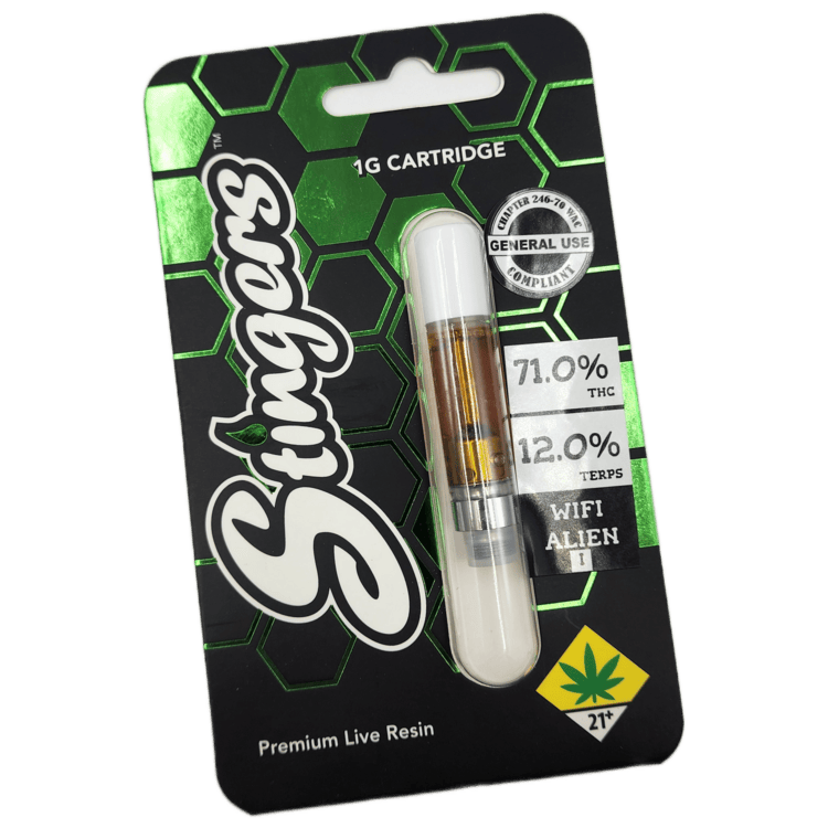 Stingers Live Resin Cartridge Wifi Alien