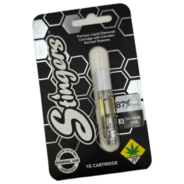 Stingers Distillate Cartridge Sapphire Star