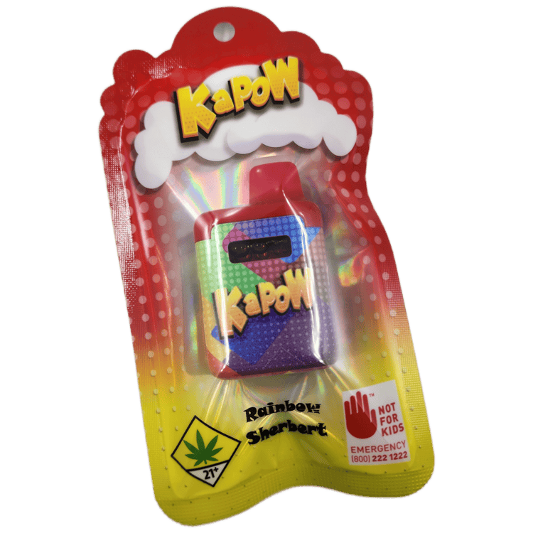 KaPow Disposable Rainbow Sherbert
