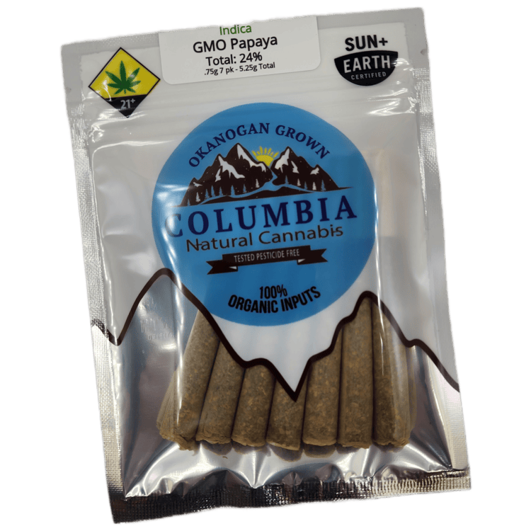 Columbia Natural Pre-roll GMO Papaya 5.25g