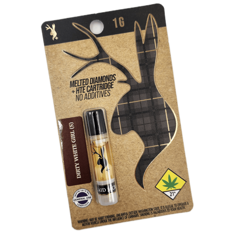 Plaid Jacket Elevated THC Cartridge Dirty White Girls