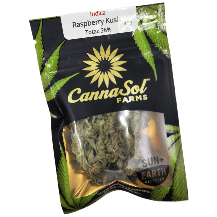 Cannasol Flower Raspberry Kush 1g